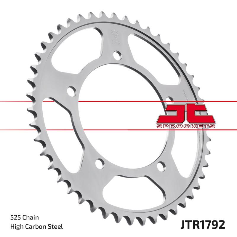 JT Sprockets Rear Steel Sprocket 42 Tooth 42T 525 Chain For Suzuki Vstrom 1000 DL1000A ABS XT Adv XZ-L9 2019 JTR1792.42