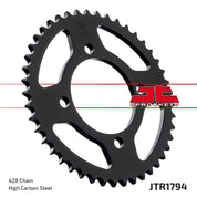 JT Sprockets Rear Steel Sprocket 45 Tooth 45T 428 Chain For Suzuki GZ125 Marauder (80 Kmh Version) 1998-2006 JTR1794.45