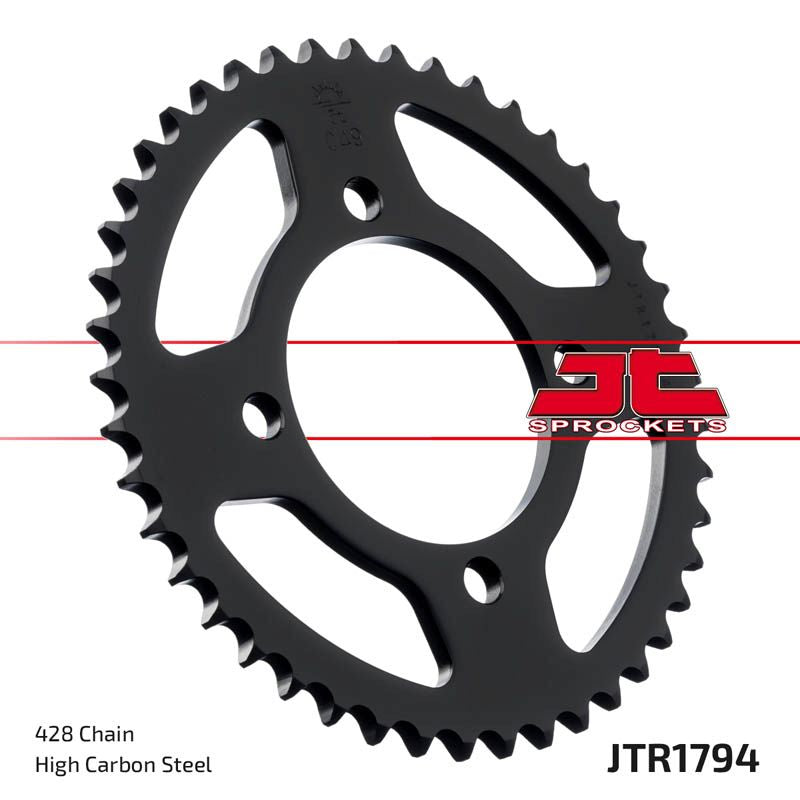 JT Sprockets Rear Steel Sprocket 45 Tooth 45T 428 Chain For Suzuki GZ125 Marauder (80 Kmh Version) 1998-2006 JTR1794.45