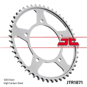 JT Sprockets Rear Steel Sprocket 48 Tooth 48T 530 Chain JTR1871.48