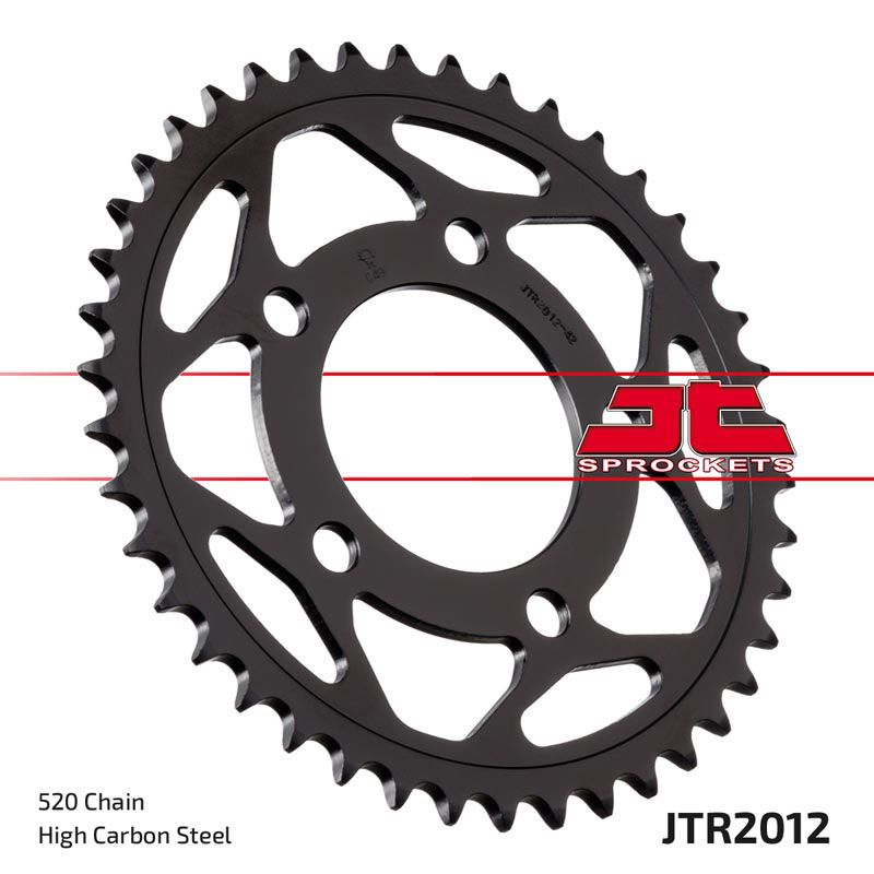 JT Sprockets Rear Steel Sprocket 42 Tooth 42T 520 Chain For Triumph America 865 OEM 520 Chain 2015-2017 JTR2012.42