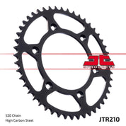 JT Sprockets Rear Steel Sprocket 39 Tooth 39T 520 Chain JTR210.39