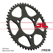 JT Sprockets Rear Steel Sprocket 43 Tooth 43T 420 Chain For Honda MB5 1982 JTR239.43