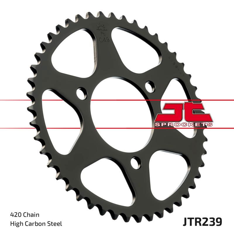 JT Sprockets Rear Steel Sprocket 40 Tooth 40T 420 Chain For Honda MB80 SA 1980-1983 JTR239.40