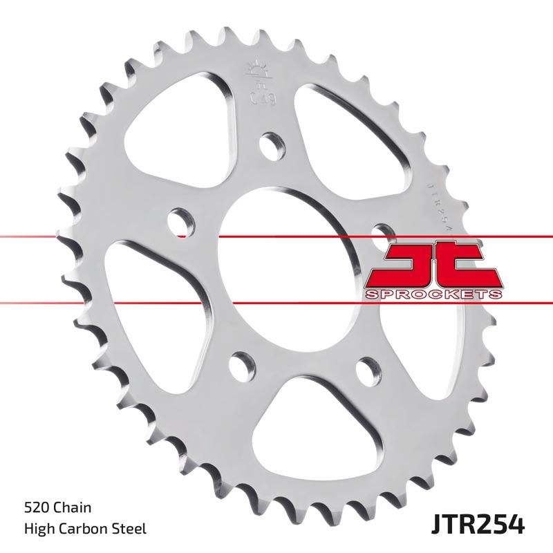 JT Sprockets Rear Steel Sprocket 43 Tooth 43T 520 Chain For Honda XL200R RB,RC,RD 1981-1983 JTR254.43