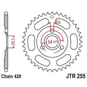 JT Sprockets Rear Steel Sprocket 37 Tooth 37T 420 Chain JTR255.37