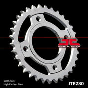 JT Sprockets Rear Steel Sprocket 33 Tooth 33T 530 Chain JTR280.33