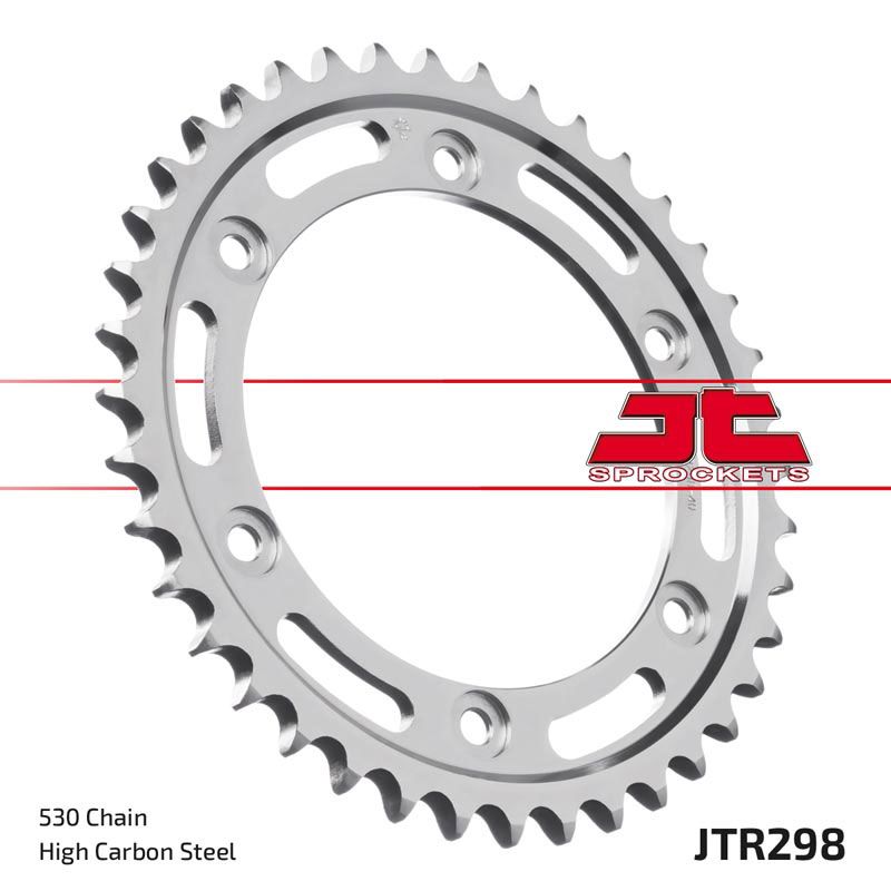 JT Sprockets Rear Steel Sprocket 40 Tooth 40T 530 Chain For Honda NS400 R 1985-1988 JTR298.40