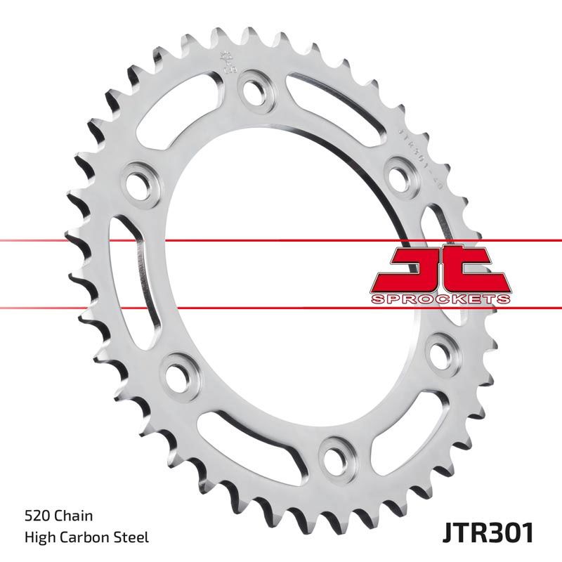 JT Sprockets Rear Steel Sprocket 40 Tooth 40T 520 Chain For Honda CRF250L Rally 2017-2020 JTR301.40