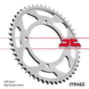 JT Sprockets Rear Steel Sprocket 51 Tooth 51T 428 Chain For Kawasaki KX80 Big Wheel Y1-Y3 1998-2000 JTR462.51