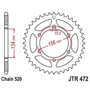JT Sprockets Rear Steel Sprocket 40 Tooth 40T 520 Chain For Kawasaki KR250 B2 (KR1) 1989 JTR472.40
