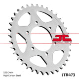 JT Sprockets Rear Steel Sprocket 40 Tooth 40T 520 Chain For Kawasaki KZ200A A1-A2 1978-1979 JTR473.40