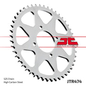 JT Sprockets Rear Steel Sprocket 48 Tooth 48T 525 Chain JTR474.48