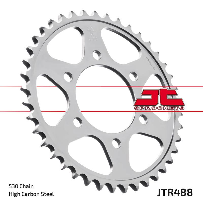 JT Sprockets Rear Steel Sprocket 40 Tooth 40T 530 Chain For Kawasaki KZ400 1983 JTR488.40