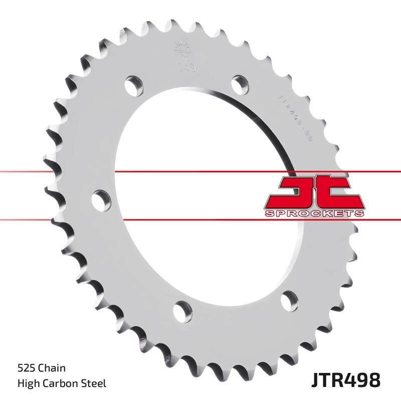 JT Sprockets Rear Steel Sprocket 38 Tooth 38T 525 Chain For Kawasaki ZR7S ZR750 F1-F5 1999-2004 JTR498.38