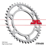 JT Sprockets Rear Steel Sprocket 40 Tooth 40T 530 Chain For Suzuki Hayabusa GSX1300RZ Limited Edition R-K7 2007 JTR499.40