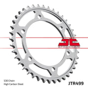 JT Sprockets Rear Steel Sprocket 39 Tooth 39T 530 Chain For Suzuki TL1000R W,X,Y,K1,K2 1998-2002 JTR499.39