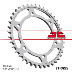 JT Sprockets Rear Steel Sprocket 40 Tooth 40T 530 Chain For Kawasaki Vulcan 800 VN800E Drifter 1999-2006 JTR499.40