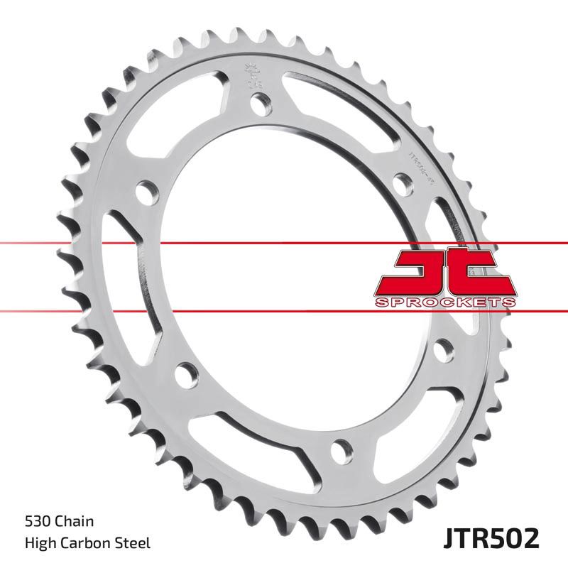 JT Sprockets Rear Steel Sprocket 47 Tooth 47T 530 Chain For Kawasaki Ninja 750R ZX750F F1-F3 1986-1988 JTR502.47