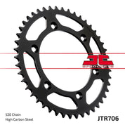 JT Sprockets Rear Steel Sprocket 48 Tooth 48T 520 Chain JTR706.48