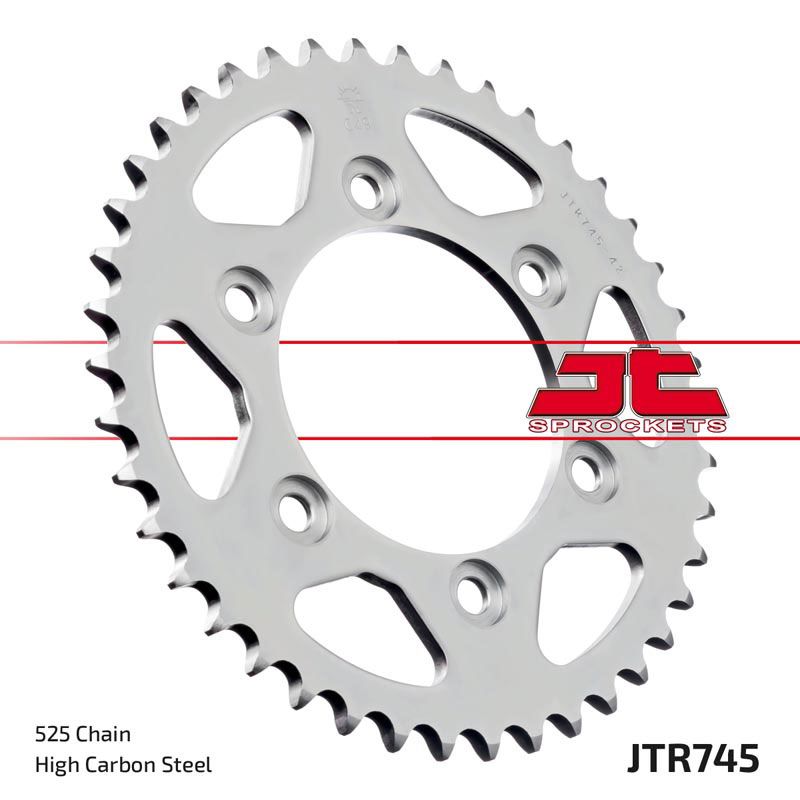 JT Sprockets Rear Steel Sprocket 39 Tooth 39T 525 Chain For Ducati Sport 1000 Sport Classic Biposto 2007-2008 JTR745.39