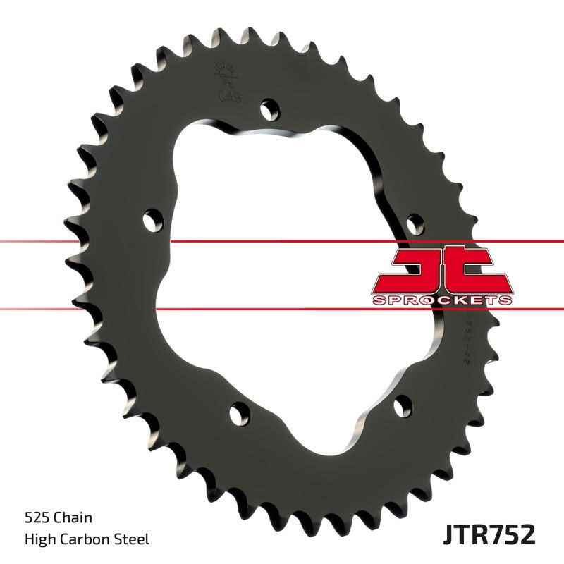 JT Sprockets Rear Steel Sprocket 39 Tooth 39T 525 Chain For Ducati 848 EVO Corse SE 2012-2013 JTR752.39