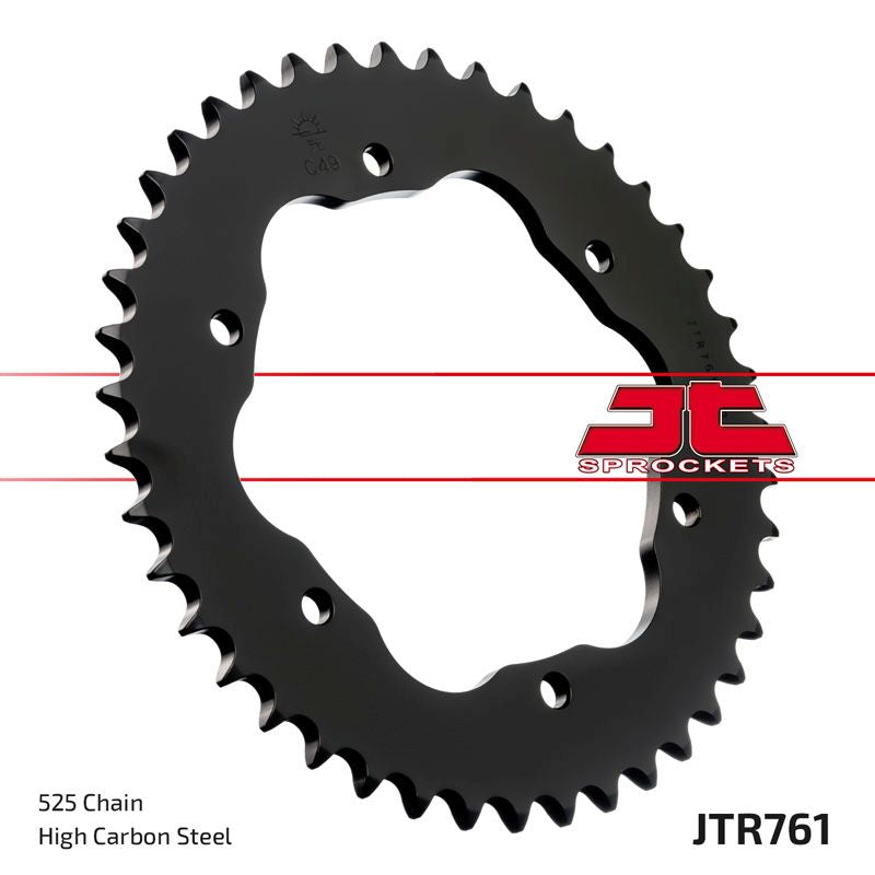 JT Sprockets Rear Steel Sprocket 38 Tooth 38T 525 Chain For Ducati 1098 S 2007-2008 JTR761.38