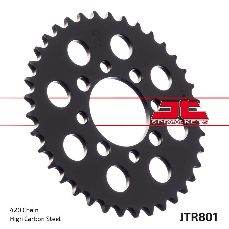JT Sprockets Rear Steel Sprocket 42 Tooth 42T 420 Chain For Suzuki RM60 T,X,Z,D 1980-1983 JTR801.42