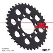 JT Sprockets Rear Steel Sprocket 46 Tooth 46T 420 Chain For Kawasaki AR50 50 A1 1982-1983 JTR801.46