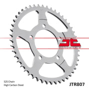 JT Sprockets Rear Steel Sprocket 48 Tooth 48T 525 Chain For Suzuki GSF650 SA-K/L ABS Bandit 2007-15 JTR807.48