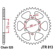 JT Sprockets Rear Steel Sprocket 40 Tooth 40T 525 Chain For Suzuki TS250 B,C,N,T,X 1977-1981 JTR813.40