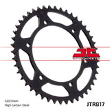 Piñón trasero de acero JT Sprockets, 46 dientes, cadena 520 para Suzuki RGV250 K, L Wolf 1989-1990 JTR817.46