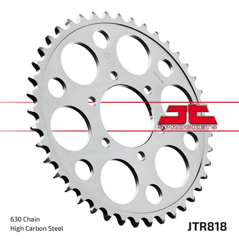 JT Sprockets Rear Steel Sprocket 42 Tooth 42T 630 Chain For Suzuki GS1150EG 1984-1986 JTR818.42