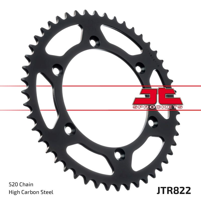 JT Sprockets Rear Steel Sprocket 46 Tooth 46T 520 Chain For Cagiva WMX250 1989-1992 JTR822.46
