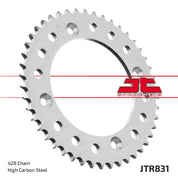 JT Sprockets Rear Steel Sprocket 46 Tooth 46T 428 Chain JTR831.46