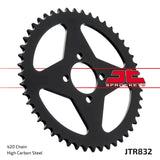 JT Sprockets Rear Steel Sprocket 48 Tooth 48T 420 Chain For Yamaha DT50 1991 JTR832.48