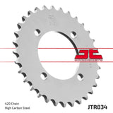JT Sprockets Rear Steel Sprocket 36 Tooth 36T 420 Chain For Yamaha V70 1976 JTR834.36