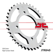 JT Sprockets Rear Steel Sprocket 38 Tooth 38T 530 Chain For Yamaha XS250 RK,SK 1982 JTR840.38
