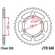 JT Sprockets Rear Steel Sprocket 40 Tooth 40T 520 Chain JTR846.40