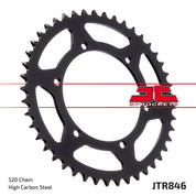 JT Sprockets Rear Steel Sprocket 40 Tooth 40T 520 Chain For Yamaha RZ350 F/N 1986-1988 JTR846.40