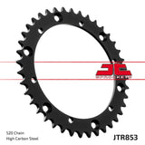 Piñón trasero de acero JT Sprockets, 41 dientes, cadena 520 para Yamaha Banshee 350 YFZ350 (1989-1998, JTR853.41)