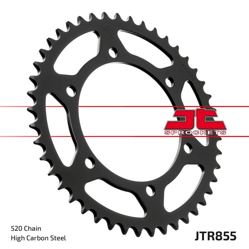 JT Sprockets Rear Steel Sprocket 48 Tooth 48T 520 Chain For Yamaha Seca II 600 XJ600S 1992-1998 JTR855.48
