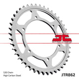 JT Sprockets Rear Steel Sprocket 46 Tooth 46T 530 Chain For Yamaha FZ600 S,T,U 1986-1988 JTR862.46
