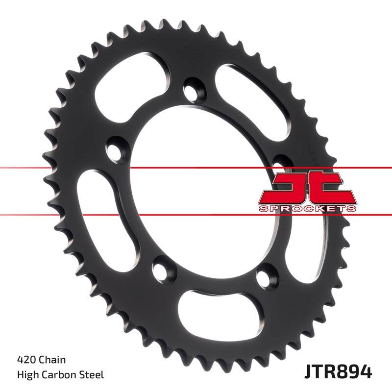 JT Sprockets Rear Steel Sprocket 48 Tooth 48T 420 Chain For GAS GAS MC65 2021-2023 JTR894.48