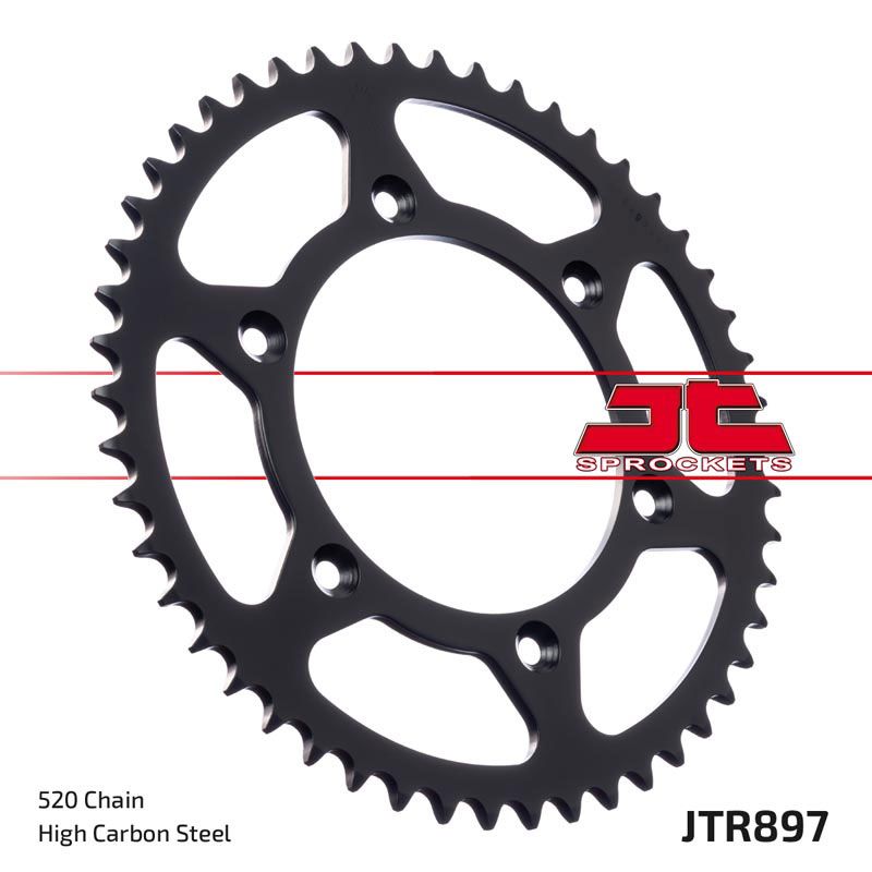 JT Sprockets Rear Steel Sprocket SC 40 Tooth 40T 520 Chain For KTM 250 EXC Enduro 2005-2011 JTR897.40SC