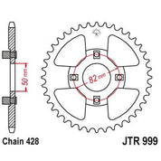 JT Sprockets Rear Steel Sprocket 42 Tooth 42T 428 Chain For Honda XL100S 1981-1985 JTR999.42