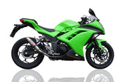 GPR Deeptone Inox Slip-on Exhaust For Kawasaki Ninja 300R 2012-2017 K.146.DE