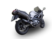 GPR Furore Nero Double Slip-on Exhaust For Kawasaki ZZR600 2002-2006 K.154.FUNE