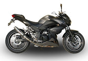 GPR Deeptone Inox Slip-on Exhaust For Kawasaki Z300 2014-2017 K.155.DE