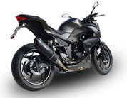 GPR Furore Nero Slip-on Exhaust For Kawasaki Z300 2014-2017 K.155.FUNE